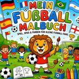 Mein Fußball Malbuch: Spiel, Spaß & Farben für kleine Fußballfans - Für Kinder 3-6 Jahre