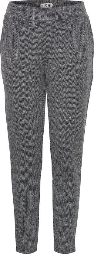 ICHI IHKATE JACQUARD PA8 Pantalon - Black - Maat L