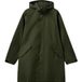 H2O Rømø Long Rain Jacket - Dark Green, Size Medium
