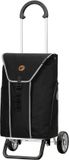 Andersen SHOPPER MANUFAKTUR Boodschappentrolley Scala Shopper Plus Bahne Grey Zwart 103cm