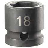 Facom Douille à choc | 1/2" | 6 pans Stubby | 18 mm - NSS.18A