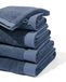 HEMA Serviettes de bain - Hôtel extra doux bleu moyen