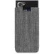 Adore June Business Case compatibel met Samsung Galaxy Note 20 Ultra Chevron stof - Grijs / Zwart