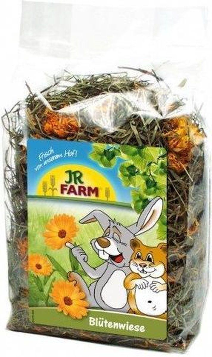 JR Farm Ruwe Knaagdiersnack - Bloemenweide - 100 gram