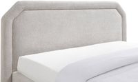 Vente-unique Bedframe stof beige 180 x 200 cm