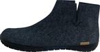 Glerups Unisex Wool Ankle Boots Rubber Sole Denim