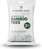Masters Bamboo Tees - 3 1/4 - Bumper Bag - White - 85 Stuks