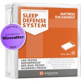 HOSPITOLOGY PRODUCTS Matrasomhulsel - Bed Bug Huisstofmijtbestendig Hypoallergeen - Slaapverdedigingssysteem - King - Waterdicht - Rekbaar - Standaard 30 cm Diepte - 78" B x 80" L