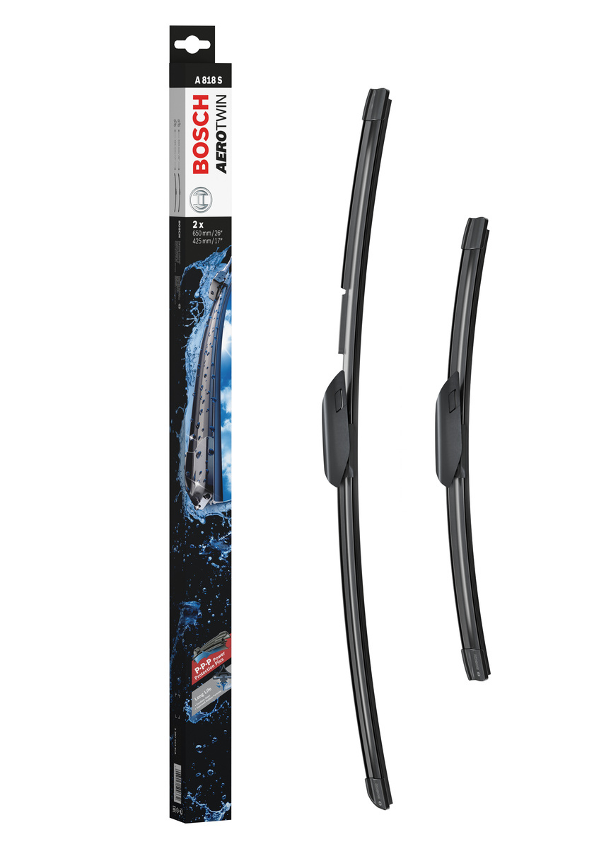 Bosch ruitenwissers Aerotwin A818S - Lengte: 650/425 mm - set wisserbladen voor