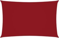 vidaXL Zonnescherm rechthoekig 4x7 m oxford stof rood
