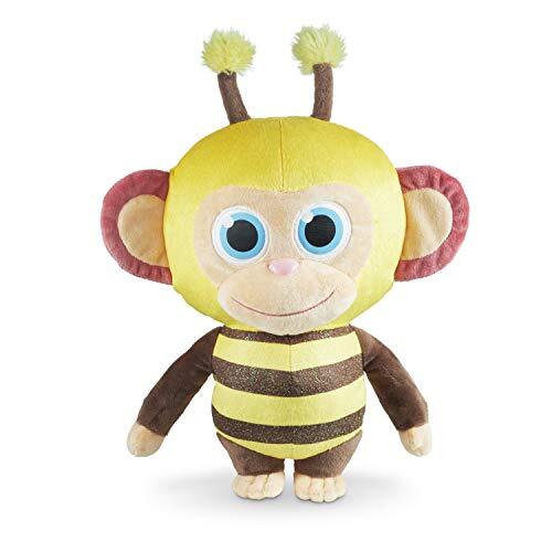 ToyJoy 31070 Scented Wonder Chimp Wonderpark Bee 36 cm pluche met suikerspingeur, meerkleurig