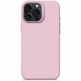 DECODED Housse en silicone pour iPhone 15 Pro Max - Matériau doux au toucher de qualité supérieure - Revêtement antibactérien - Compatible MagSafe - Lilas