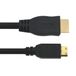 SilverHT 93002 HDMI kabel 1,5 m HDMI Type C (Mini) naar HDMI Type A (Standaard) Zwart