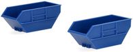 Herpa Afvalcontainer 7m3, Blauw (2 St.)