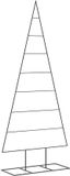 vidaXL - Kerstboom - 180 cm - Metaal - Zwart