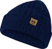 MowMow Muts Merino - Beanie - Kabelpatroon - Heren - Dames - Blauw