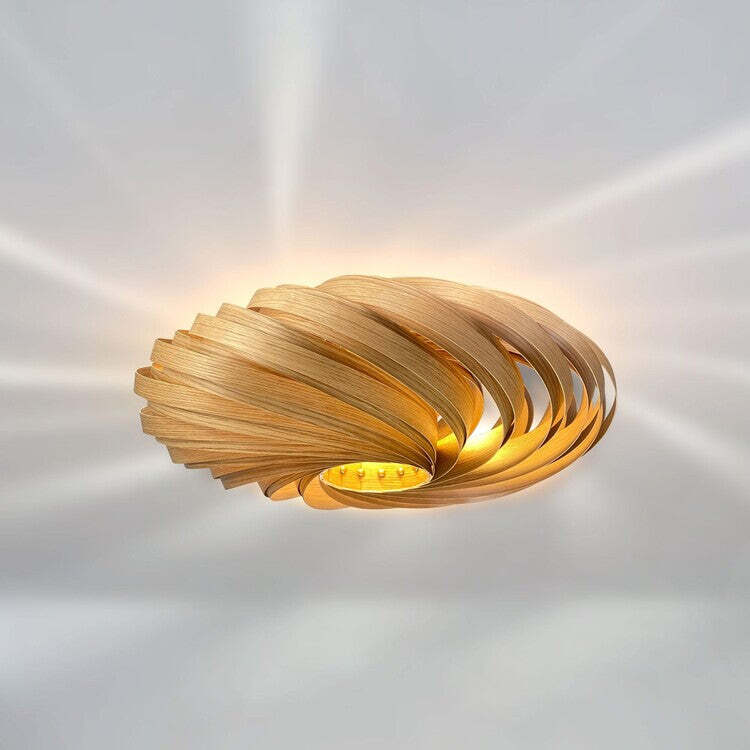 Gofurnit Gofurnit Plafondlamp 'Veneria' van eikenhout - 60 cm
