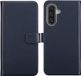 Selencia Echt Leren Bookcase Blauw voor Samsung Galaxy A17 (5G) / (4G)
