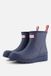 Hunter Womens Play Short Boot Dames Regenlaarzen Blauw Maat 40