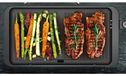 Arthur Martin Plancha électrique grill AMPL204, 2000 W, double zone, thermostat réglable, noir