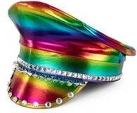 Merkloos / Sans marque Regenboog pet metallic
