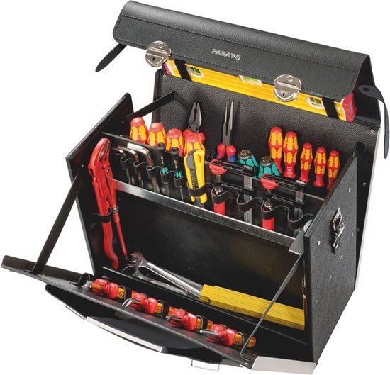 Parat New Classic lederen gereedschapstas | middenwand