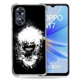 Cokitec Versterkte beschermhoes voor Oppo A17 Manga Tokyo Ghoul Kaneki Tag