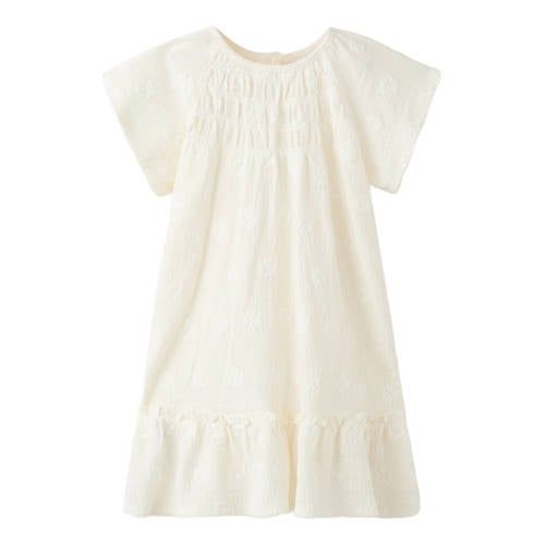 Mango Kids A-lijn jurk wit