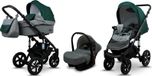 BabyLux Sky Lark 3 in 1 poussette Set Gris Flex Vert