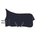 Imperial Riding Outdoordeken IRHBasic 0g fleece, met hoge hals, licht outdoordeken, weerbestendig materiaal, met vouw, kruisriem, staart- en beenkoorden, marineblauw, 165