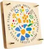 Small Foot Houten Bloemenpers, 18x18cm
