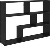 vidaXL Wandplank Muurmontage Zwart eiken 95 x 20 x 69,5 cm