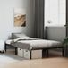 Maison Exclusive - Cadre de lit en métal sans matelas noir 120x190 cm