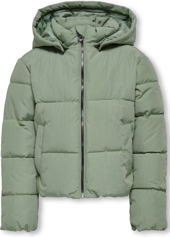 ONLY Kids Only KOGDOLLY Short Puffer Jacket - Hedge Green - Size 116