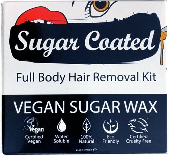 Sugar Coated Vegan Suikerwax Full Body Kit 250 gr