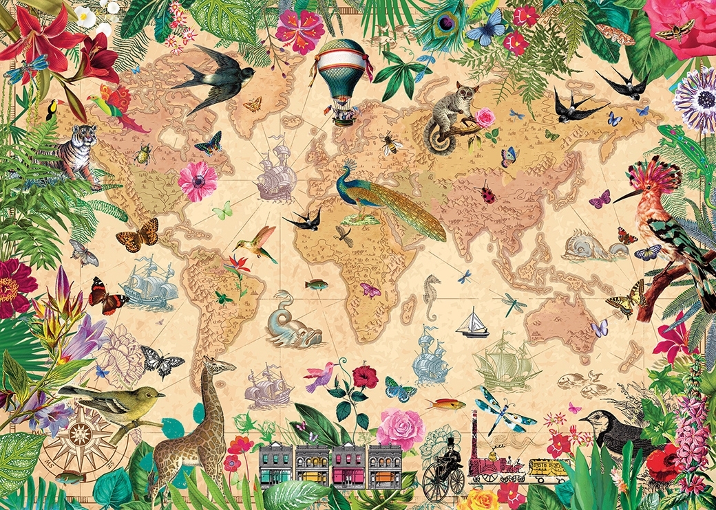 Gibsons A World of Life Puzzel 1000 stukjes