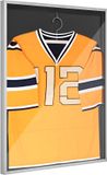 HOMCOM Jersey Display Frame Aluminiumlegering 70x90x4cm Zilver