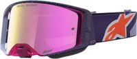 Alpinestars Supertech Hiten Mirror Motocrossbril - Paars/rood