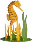 Fridolin 3D papermodel zeepaardje knutselset papier.