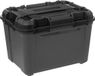 5five Opberg box - waterdicht - zwart - 160 liter - 76 x 53 x 58cm - kunststof - met deksel - outdoor - tuin