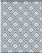 Bahamas tapis gris 270 x 470 cm