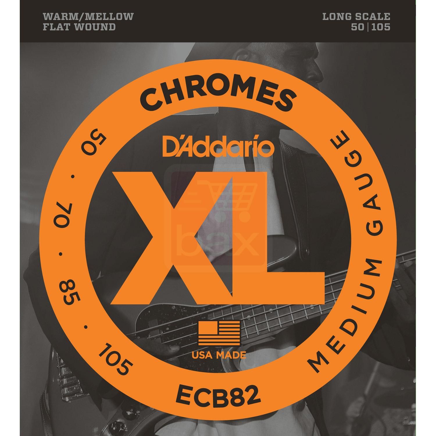 D'Addario ECB82 Flatwound Bass Strings