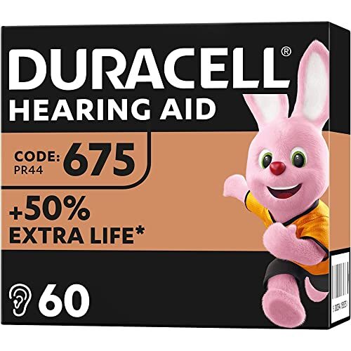 Duracell Duracell Batterijen voor gehoorapparaat, maat 675, 60 stuks