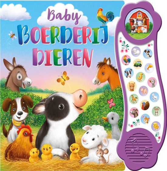 Baby Rebo Productions Geluidenboek Baby Boerderijdieren