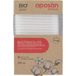 Aposan 200 stuks bâtonnets en papier biodégradables et coton 100% coton