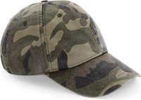 Beechfield Vintage pet laag profiel B655 - Vintage Jungle Camo - One size