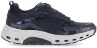 Gabor rollingsoft sensitive 76.986.36 - dames rollende wandelsneaker - Blauw - maat 40.5 (EU) 7 (UK)