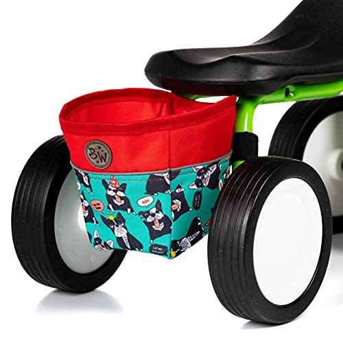 BambiniWelt by Rafael K. Bambiniwelt Frametas, compatibel met Pukylino Wutsch Fitsch Puky Open voor driewieler, loopfiets, glijvoertuigen, fietstas (model 15)