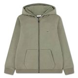 Lacoste sweatvest met logo - kaki