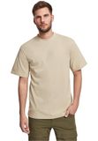 Urban Classics T-shirt met korte mouwen voor heren met afhangende schouders, 100% katoenen jersey, Beton, L